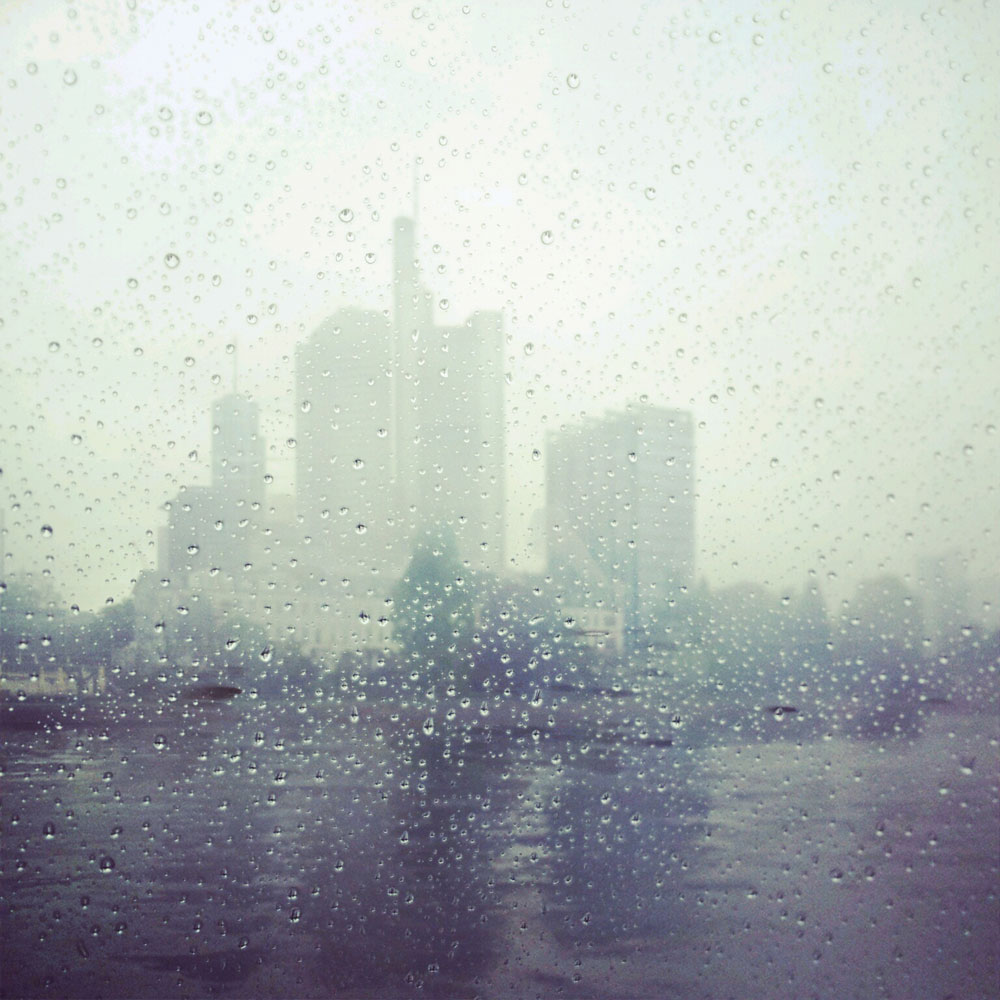 Frankfurt-Skyline-Rain