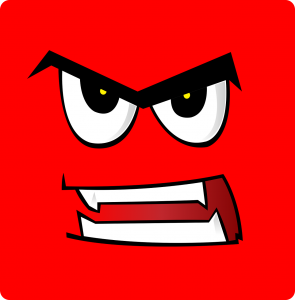 angry cartoon face